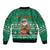 South Africa Christmas Bomber Jacket Christmas Santa Claus Tattoo - Wonder Print Shop