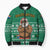 South Africa Christmas Bomber Puffer Jacket Christmas Santa Claus Tattoo - Wonder Print Shop