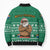 South Africa Christmas Bomber Puffer Jacket Christmas Santa Claus Tattoo - Wonder Print Shop