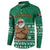 South Africa Christmas Button Sweatshirt Christmas Santa Claus Tattoo - Wonder Print Shop