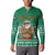 South Africa Christmas Button Sweatshirt Christmas Santa Claus Tattoo - Wonder Print Shop