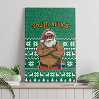 South Africa Christmas Canvas Wall Art Christmas Santa Claus Tattoo - Wonder Print Shop