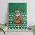 South Africa Christmas Canvas Wall Art Christmas Santa Claus Tattoo - Wonder Print Shop