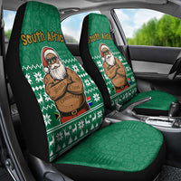 South Africa Christmas Car Seat Cover Christmas Santa Claus Tattoo - Wonder Print Shop