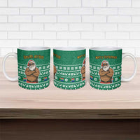 South Africa Christmas Ceramic Mug Christmas Santa Claus Tattoo - Wonder Print Shop