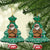 South Africa Christmas Ceramic Ornament Christmas Santa Claus Tattoo - Wonder Print Shop