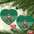 South Africa Christmas Ceramic Ornament Christmas Santa Claus Tattoo - Wonder Print Shop