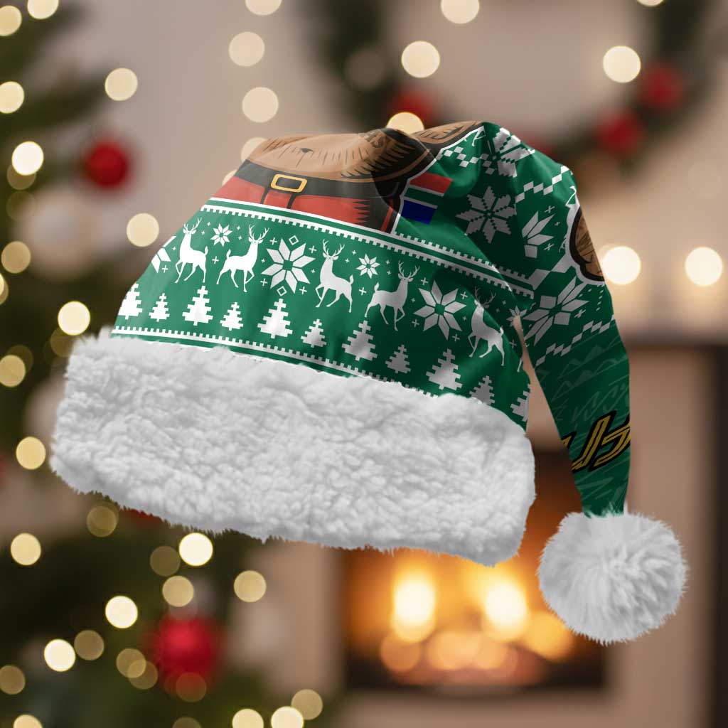 South Africa Christmas Santa Hat Christmas Santa Claus Tattoo - Wonder Print Shop