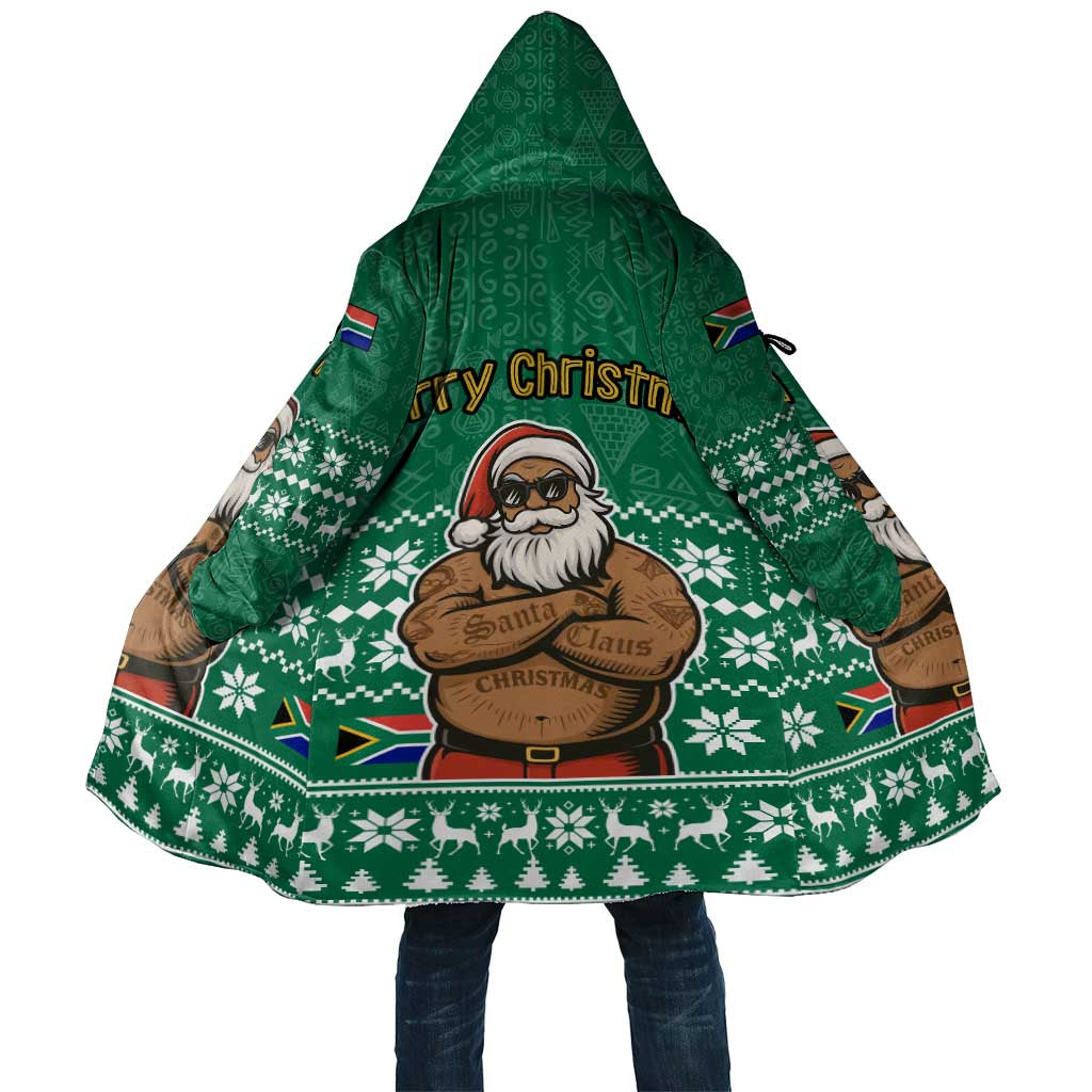 South Africa Christmas Cloak Christmas Santa Claus Tattoo - Wonder Print Shop