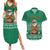 South Africa Christmas Couples Matching Summer Maxi Dress and Hawaiian Shirt Christmas Santa Claus Tattoo - Wonder Print Shop