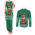 South Africa Christmas Couples Matching Tank Maxi Dress and Long Sleeve Button Shirt Christmas Santa Claus Tattoo - Wonder Print Shop
