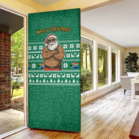 South Africa Christmas Door Cover Christmas Santa Claus Tattoo - Wonder Print Shop