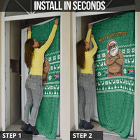 South Africa Christmas Door Cover Christmas Santa Claus Tattoo - Wonder Print Shop