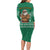 South Africa Christmas Family Matching Long Sleeve Bodycon Dress and Hawaiian Shirt Christmas Santa Claus Tattoo - Wonder Print Shop
