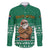 South Africa Christmas Family Matching Mermaid Dress and Hawaiian Shirt Christmas Santa Claus Tattoo - Wonder Print Shop
