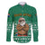 South Africa Christmas Family Matching Off The Shoulder Long Sleeve Dress and Hawaiian Shirt Christmas Santa Claus Tattoo - Wonder Print Shop