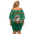 South Africa Christmas Family Matching Off Shoulder Short Dress and Hawaiian Shirt Christmas Santa Claus Tattoo - Wonder Print Shop