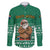 South Africa Christmas Family Matching Puletasi and Hawaiian Shirt Christmas Santa Claus Tattoo - Wonder Print Shop
