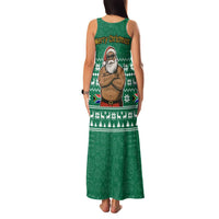 South Africa Christmas Family Matching Tank Maxi Dress and Hawaiian Shirt Christmas Santa Claus Tattoo - Wonder Print Shop