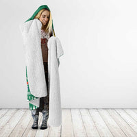South Africa Christmas Hooded Blanket Christmas Santa Claus Tattoo - Wonder Print Shop