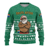 South Africa Christmas Ugly Christmas Sweater Christmas Santa Claus Tattoo - Wonder Print Shop