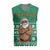 South Africa Christmas Knitted V-Neck Vest Christmas Santa Claus Tattoo - Wonder Print Shop