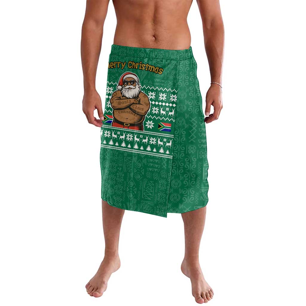 South Africa Christmas Lavalava Christmas Santa Claus Tattoo - Wonder Print Shop