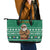 South Africa Christmas Leather Tote Bag Christmas Santa Claus Tattoo - Wonder Print Shop