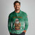South Africa Christmas Long Sleeve Polo Shirt Christmas Santa Claus Tattoo - Wonder Print Shop