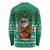 South Africa Christmas Long Sleeve Shirt Christmas Santa Claus Tattoo - Wonder Print Shop