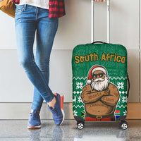 South Africa Christmas Luggage Cover Christmas Santa Claus Tattoo - Wonder Print Shop