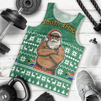 South Africa Christmas Men Tank Top Christmas Santa Claus Tattoo - Wonder Print Shop
