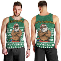 South Africa Christmas Men Tank Top Christmas Santa Claus Tattoo - Wonder Print Shop