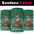South Africa Christmas Neck Gaiter Christmas Santa Claus Tattoo - Wonder Print Shop