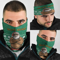 South Africa Christmas Neck Gaiter Christmas Santa Claus Tattoo - Wonder Print Shop