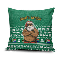 South Africa Christmas Pillow Cover Christmas Santa Claus Tattoo - Wonder Print Shop