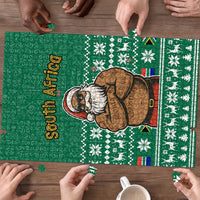 South Africa Christmas Puzzle Christmas Santa Claus Tattoo - Wonder Print Shop