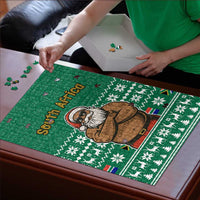 South Africa Christmas Puzzle Christmas Santa Claus Tattoo - Wonder Print Shop