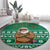 South Africa Christmas Round Carpet Christmas Santa Claus Tattoo - Wonder Print Shop