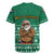 South Africa Christmas Rugby Jersey Christmas Santa Claus Tattoo - Wonder Print Shop