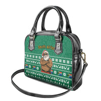 South Africa Christmas Shoulder Handbag Christmas Santa Claus Tattoo - Wonder Print Shop