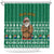 South Africa Christmas Shower Curtain Christmas Santa Claus Tattoo - Wonder Print Shop