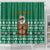 South Africa Christmas Shower Curtain Christmas Santa Claus Tattoo - Wonder Print Shop