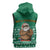 South Africa Christmas Sleeveless Hoodie Christmas Santa Claus Tattoo - Wonder Print Shop