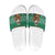 South Africa Christmas Slide Sandals Christmas Santa Claus Tattoo - Wonder Print Shop