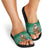 South Africa Christmas Slide Sandals Christmas Santa Claus Tattoo - Wonder Print Shop