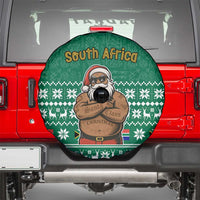 South Africa Christmas Spare Tire Cover Christmas Santa Claus Tattoo - Wonder Print Shop