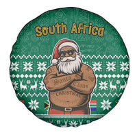 South Africa Christmas Spare Tire Cover Christmas Santa Claus Tattoo - Wonder Print Shop