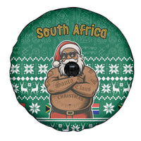 South Africa Christmas Spare Tire Cover Christmas Santa Claus Tattoo - Wonder Print Shop