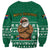 South Africa Christmas Sweatshirt Christmas Santa Claus Tattoo - Wonder Print Shop